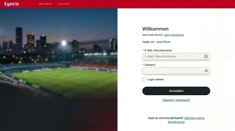 Tipico Sportwetten Login