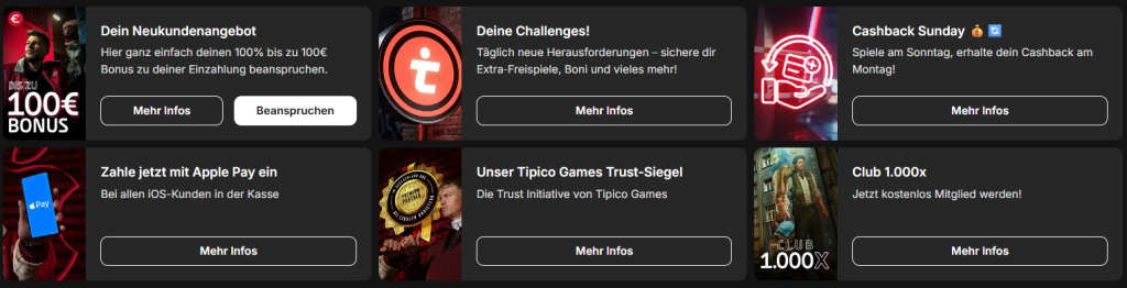 Tipico Casino Bonus